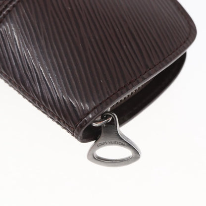Louis Vuitton Demi Lune Coin Purse Epi Leather, BROWN, LEATHER, Wallets