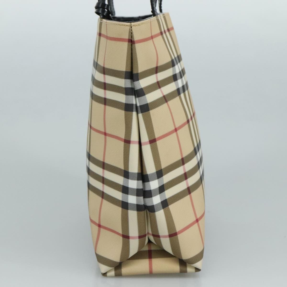 Burberry Top Handle Tote Nova Check Canvas, BEIGE, CANVAS, Tote bag