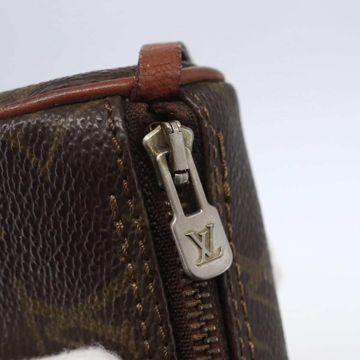 Louis Vuitton Papillon Pochette Monogram Canvas, BROWN, CANVAS, Clutche & pouche