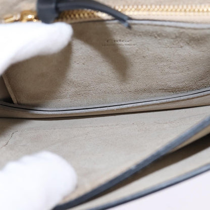 Chloe Faye Top Handle Bag Leather and Suede, BLACK, SUEDE, Handbag