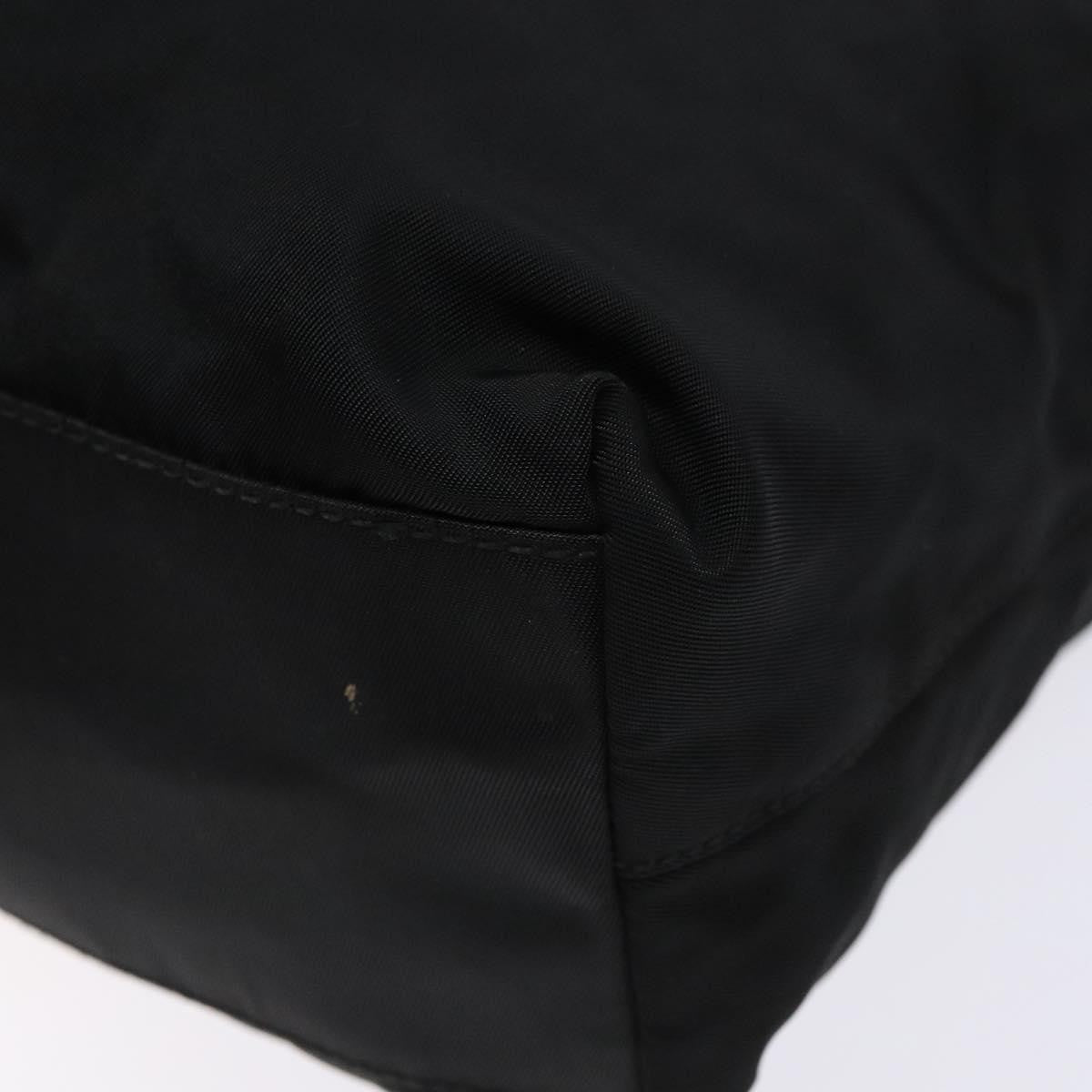 Prada Resin Handle Tote Tessuto, BLACK, NYLON, Tote bag