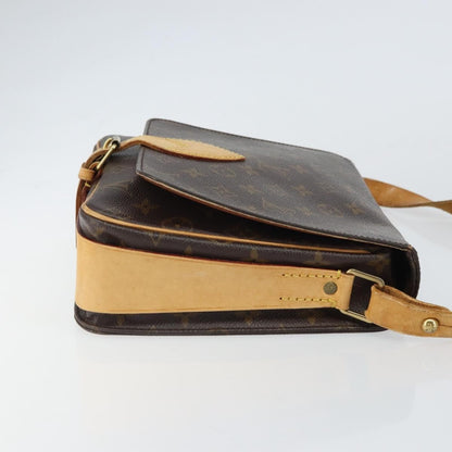 Louis Vuitton Cartouchiere Handbag Monogram Canvas, BROWN, CANVAS, Shoulder bag
