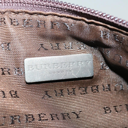 Burberry Nova check Pochette Canvas, BEIGE, CANVAS, Clutche & pouche