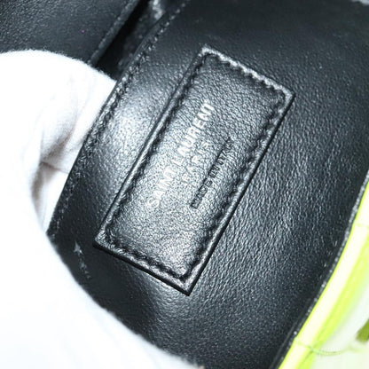 Saint Laurent Vicky Crossbody Bag Vertical Quilted Patent, YELLOW, PATENT_LEATHER, Crossbody bag