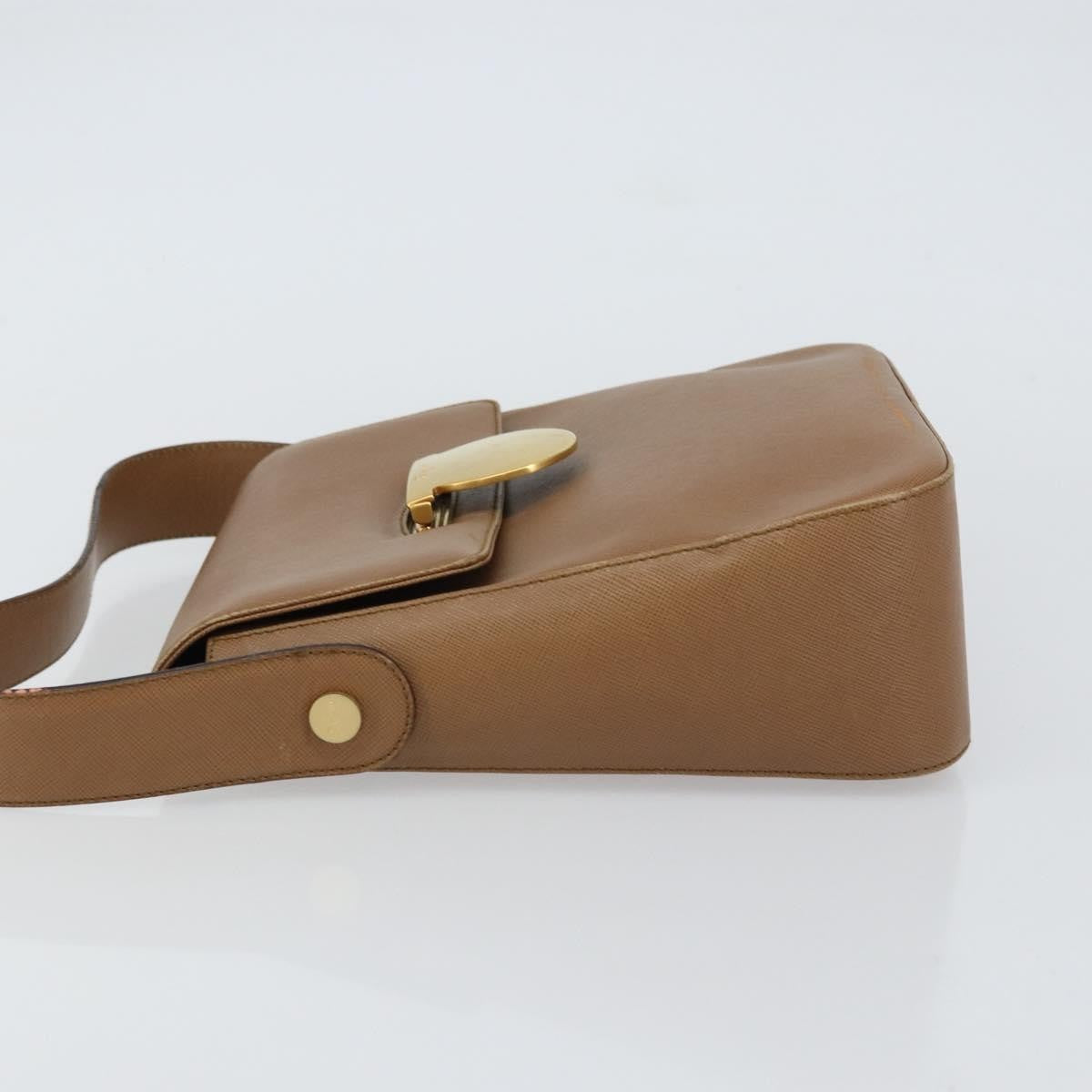 Salvatore Ferragamo Vintage Handbag Leather, BROWN, LEATHER, Handbag