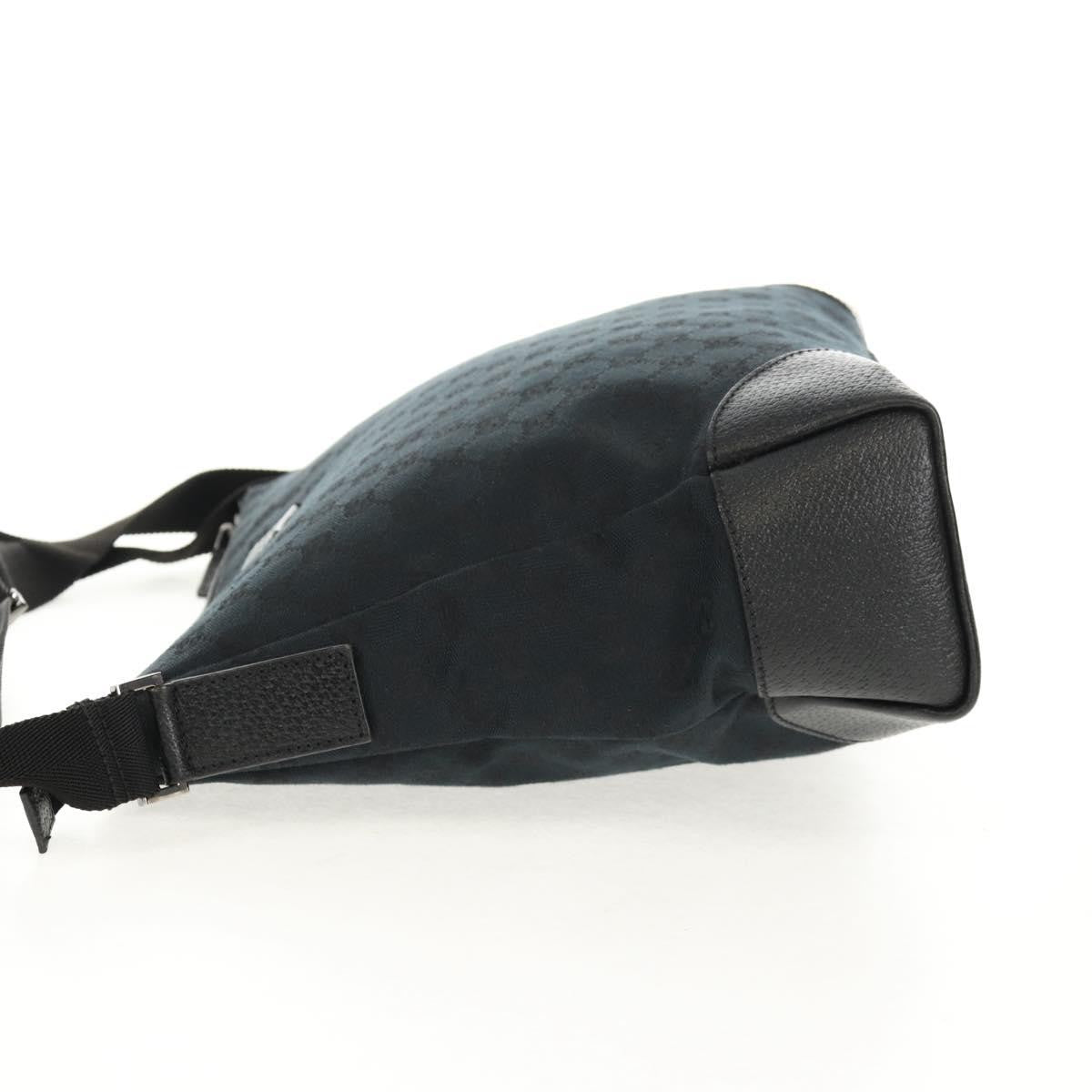 Gucci Original Messenger GG Canvas, BLACK, CANVAS, Shoulder bag