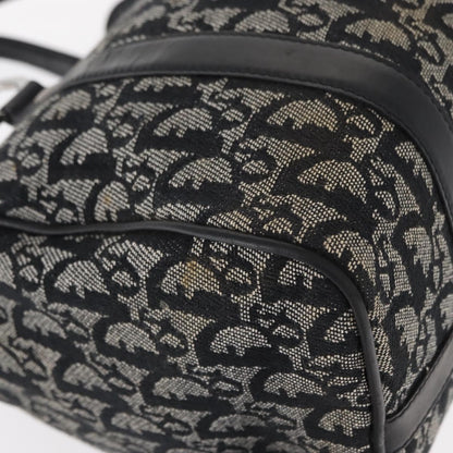 Christian Dior Vintage Trotter Boston Bag Diorissimo Canvas, BLACK, CANVAS, Travel bag
