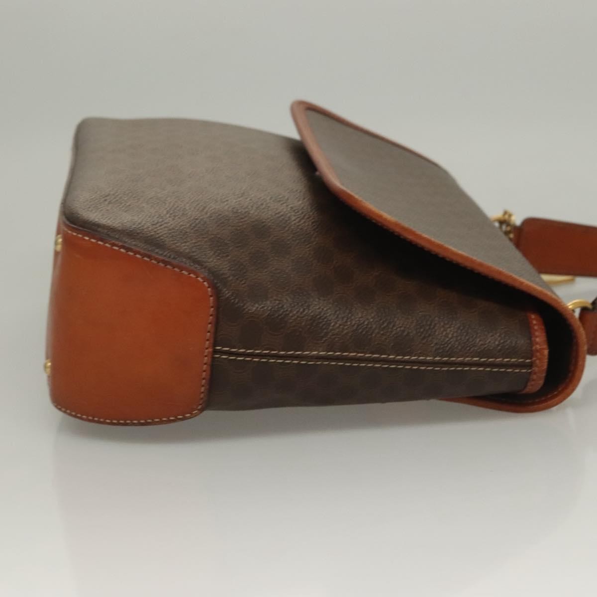 Celine Triomphe vintage handbag Macadam canvas, BROWN, CANVAS, Handbag