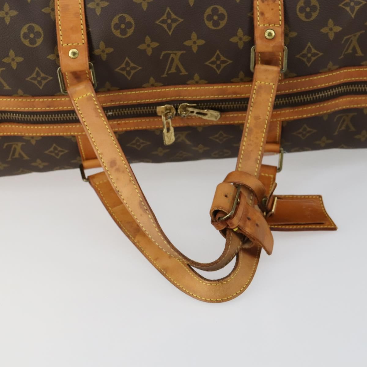 Louis Vuitton Sac Souple Handbag Monogram Canvas, BROWN, CANVAS, Travel bag