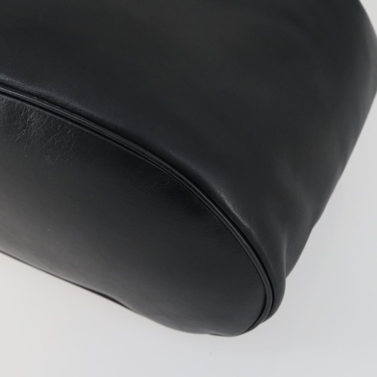 Salvatore Ferragamo Gancini Backpack Leather, BLACK, LEATHER, Backpack