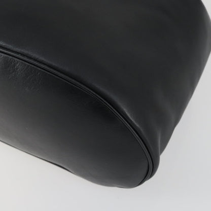 Salvatore Ferragamo Gancini Backpack Leather, BLACK, LEATHER, Backpack