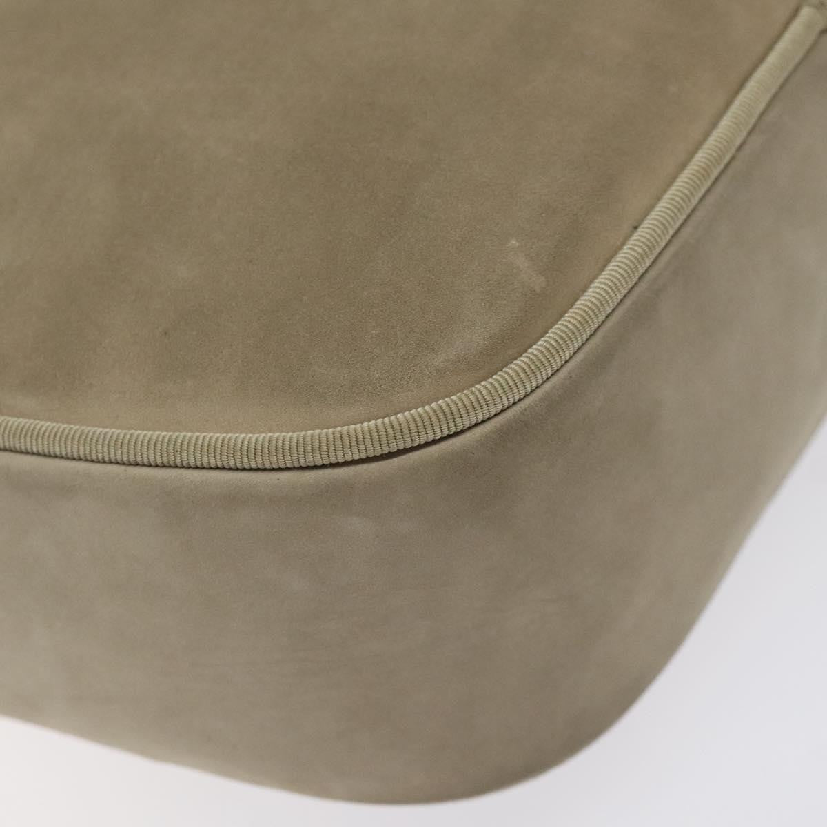 Salvatore Ferragamo Vala Shoulder Bag Suede, BEIGE, SUEDE, Shoulder bag