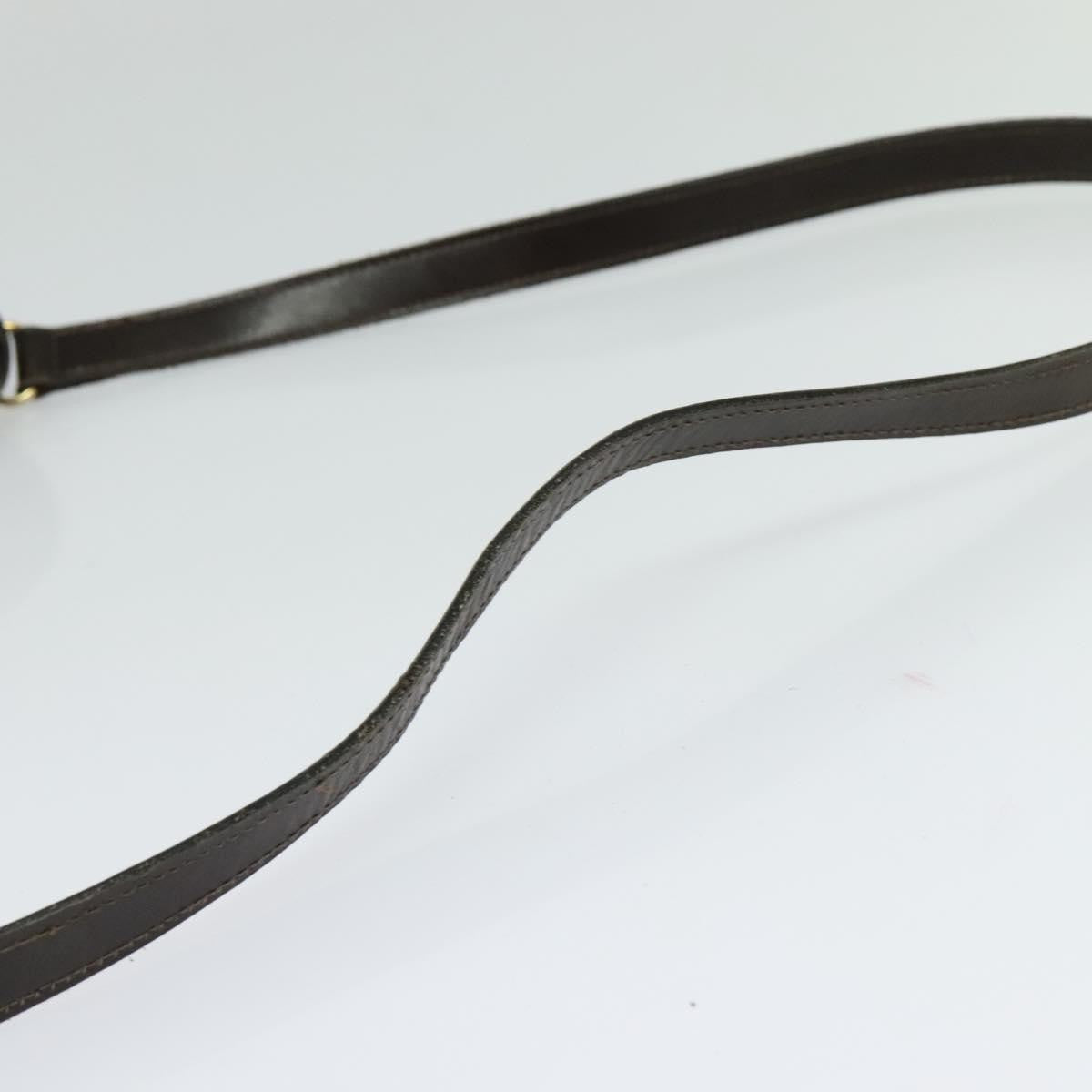 Celine C Sulky Shoulder bag Canvas and Leather, BROWN, CANVAS, Shoulder bag