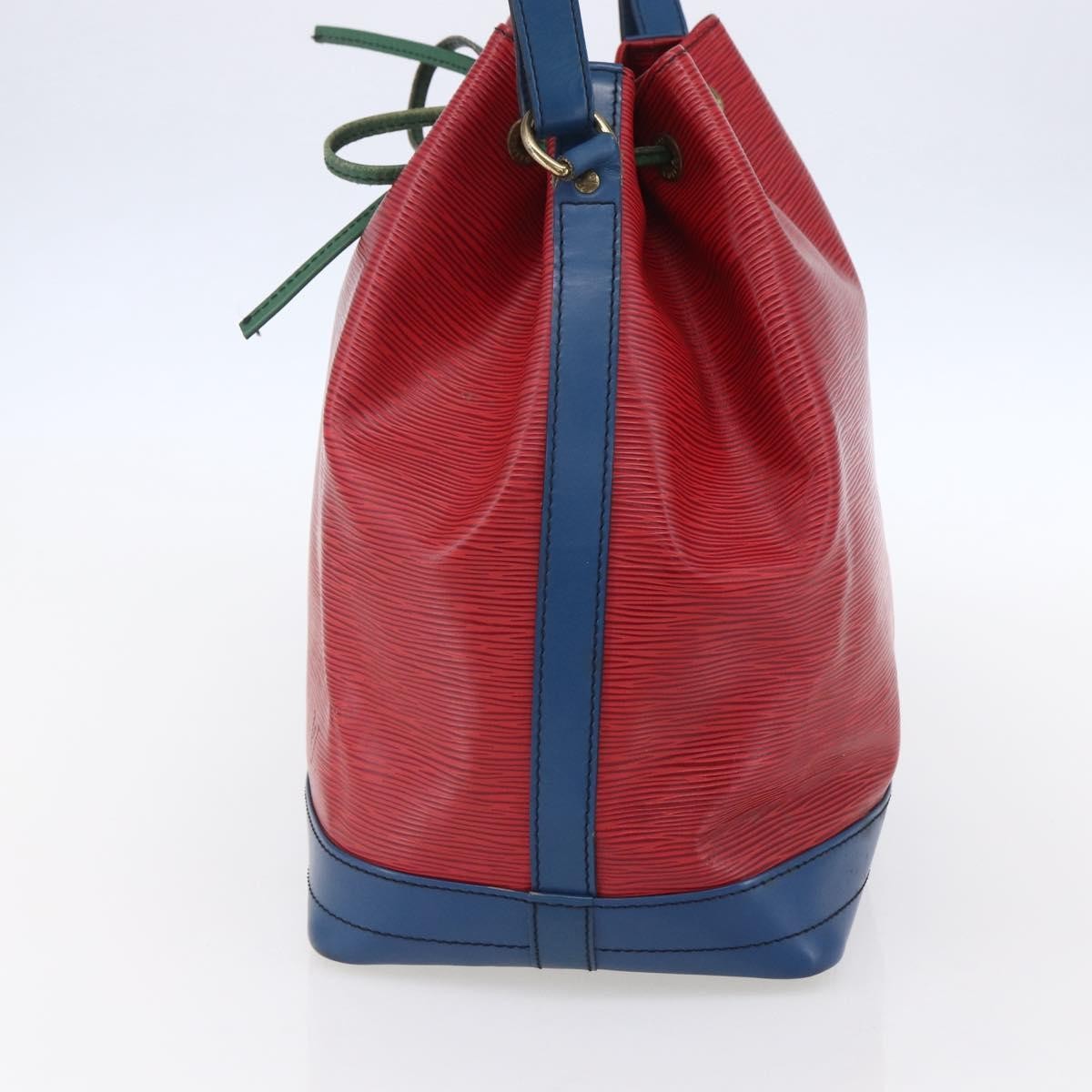 Louis Vuitton Tricolor Noe Handbag Epi Leather, RED, LEATHER, Shoulder bag
