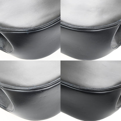 cartier Vintage Shoulder Bag Leather, Navy, Leather, Shoulder Bag