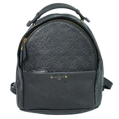 Louis Vuitton Sorbonne Backpack Monogram Empreinte Leather, BLACK, LEATHER, Backpack