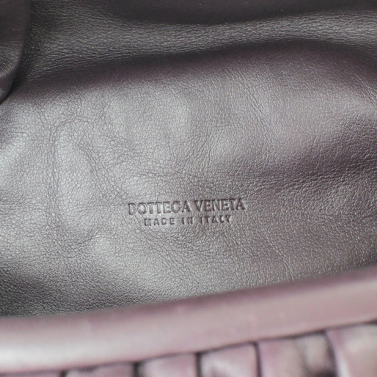 Bottega Veneta The Chain Pouch Leather, Burgundy, Leather, Clutch