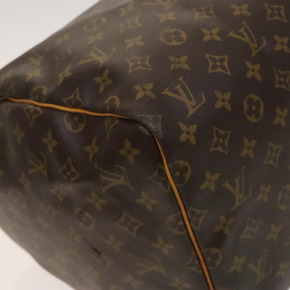 Louis Vuitton Keepall Bag Monogram Canvas, BROWN, CANVAS, Travel bag