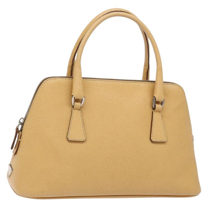 Prada Cuir Promenade Bag Saffiano Leather, BEIGE, LEATHER, Handbag