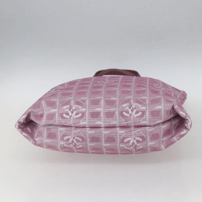 Chanel Travel Line Tote Nylon, PINK, NYLON, Tote bag