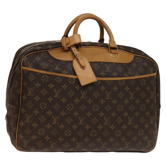 Louis Vuitton Alize Bag Monogram Canvas, BROWN, CANVAS, Travel bag