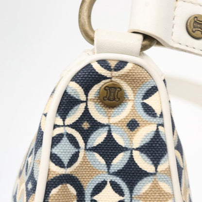 Celine Vintage Pochette Shoulder Bag Canvas, NAVY, CANVAS, Clutche & pouche