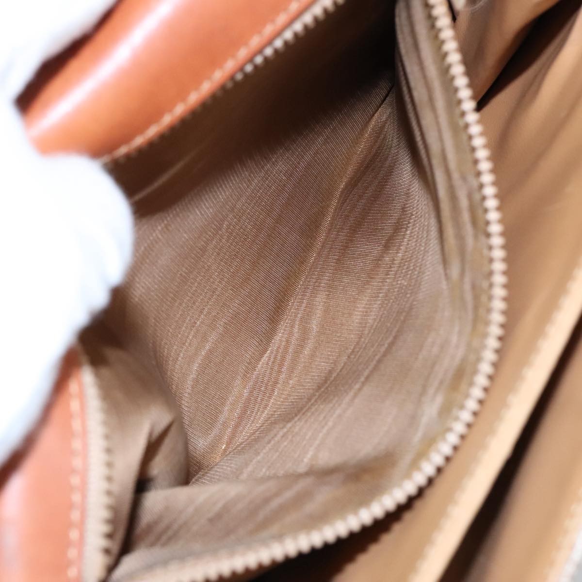 Celine Macadam Shoulder Bag Canvas, BEIGE, CANVAS, Shoulder bag