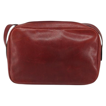 Christian Dior Vintage Shoulder Bag Leather, RED, LEATHER, Shoulder bag