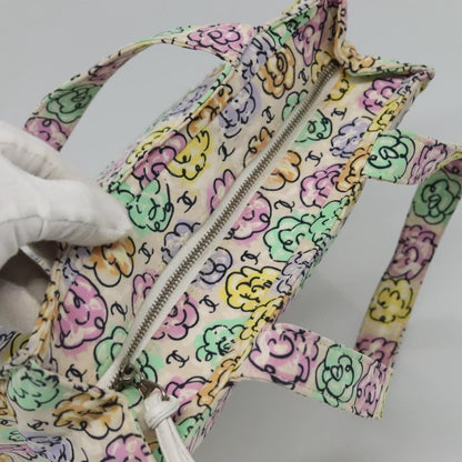 Chanel Vintage Camellia Tote Printed Nylon, MULTICOLOUR, NYLON, Tote bag