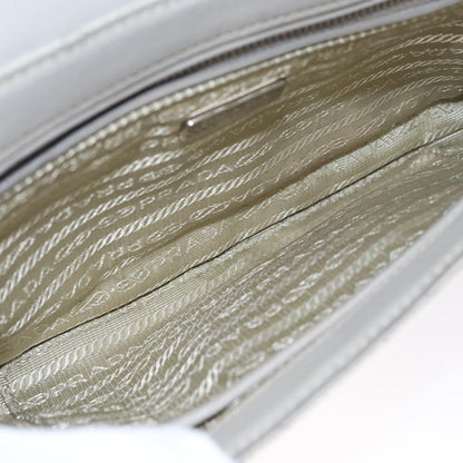 Prada Pushlock Chain Flap Bag Quilted Tessuto, BEIGE, NYLON, Shoulder bag