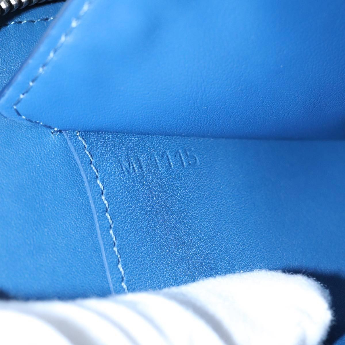 Louis Vuitton Atoll Organizer Wallet Damier Infini Leather, BLUE, LEATHER, Wallets