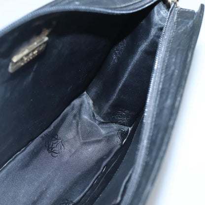 Loewe Anagram Clutch Bag Leather, BLACK, LEATHER, Clutche & pouche