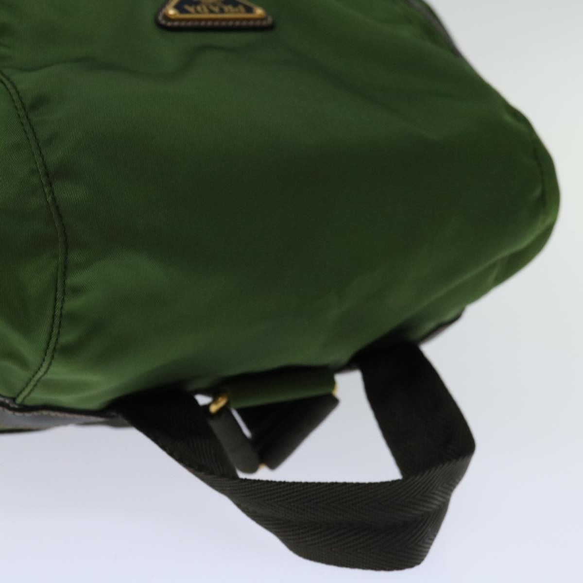 Prada Double Front Pocket Backpack Tessuto, KHAKI, NYLON, Backpack