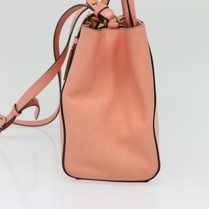 Fendi 2Jours Bag Leather, PINK, LEATHER, Handbag