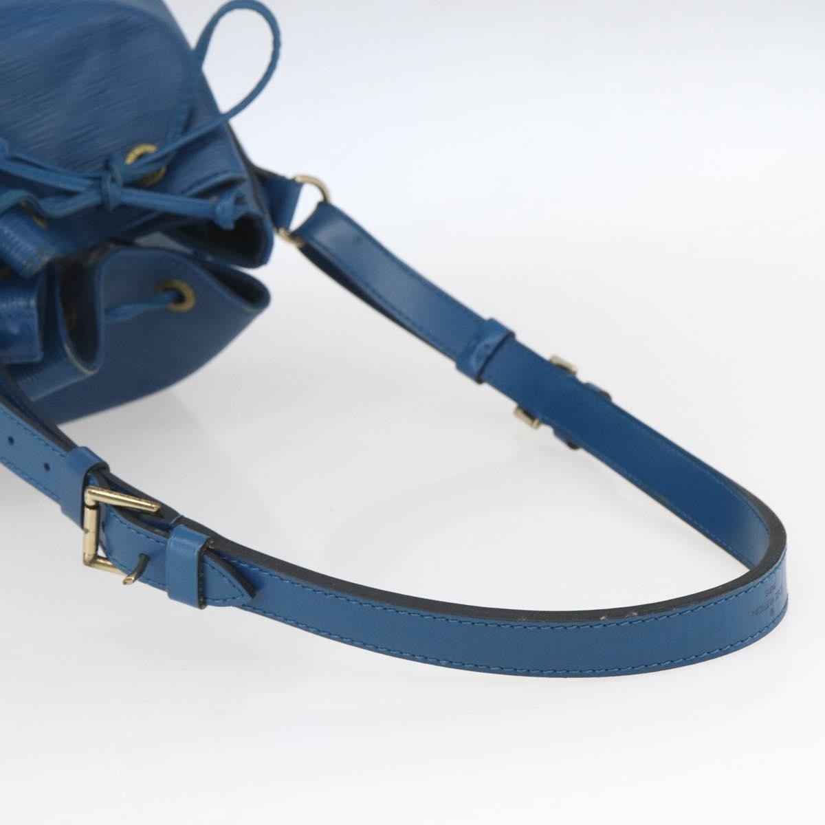 Louis Vuitton Noe Handbag Epi Leather, BLUE, LEATHER, Shoulder bag