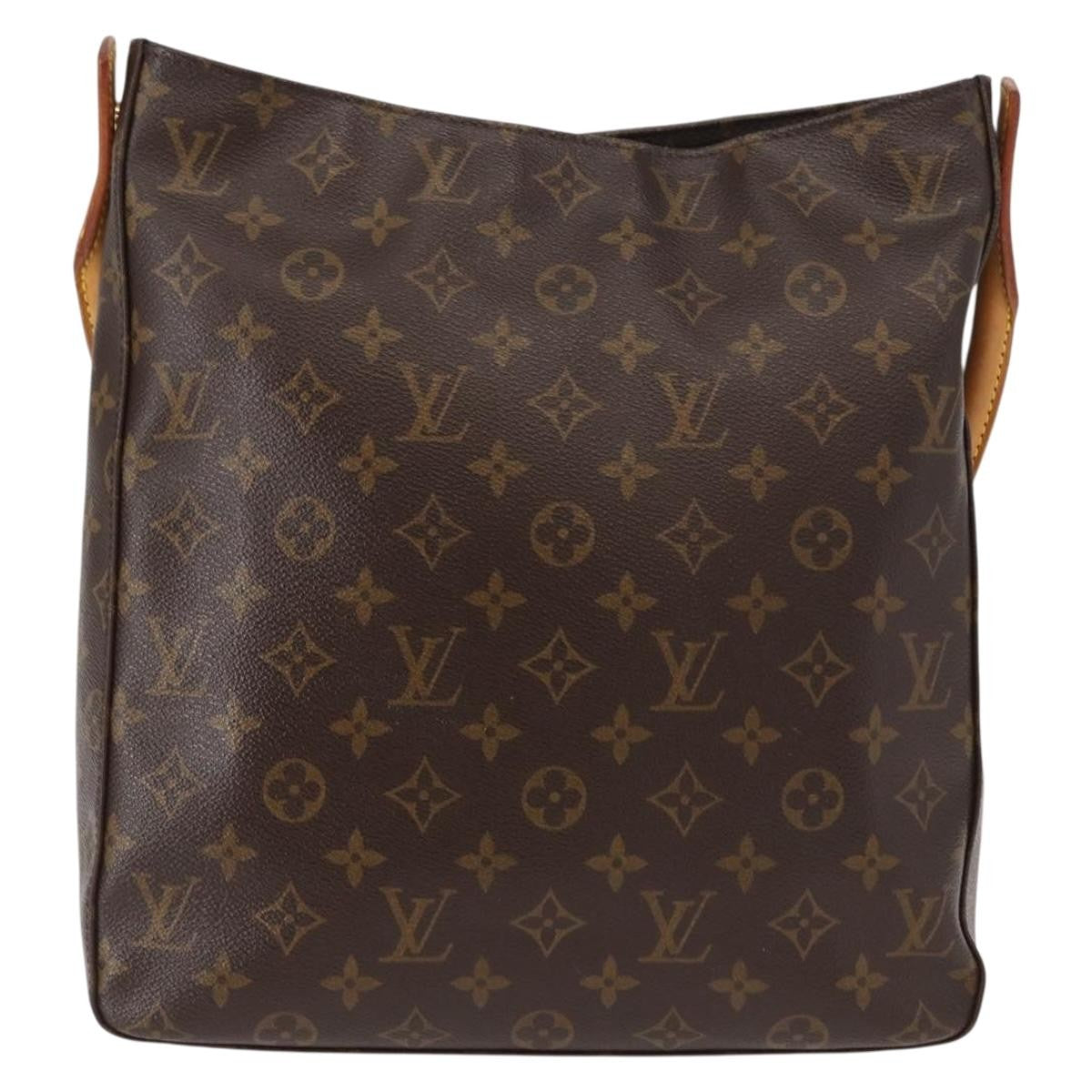 Louis Vuitton Looping Handbag Monogram Canvas, BROWN, CANVAS, Shoulder bag