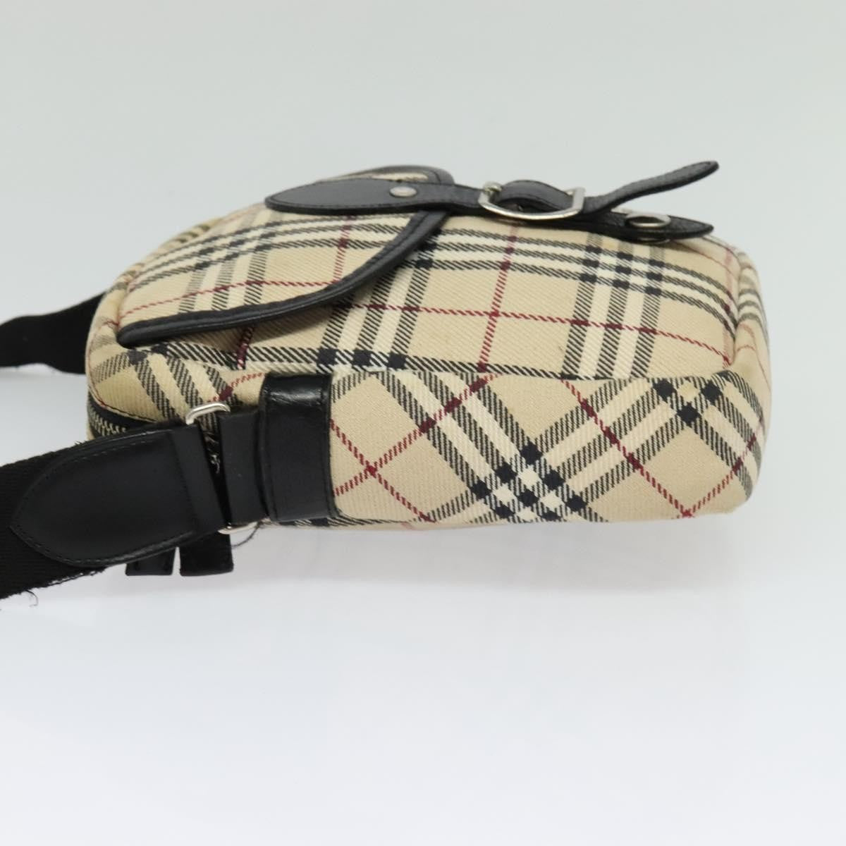 Burberry Nova Check Blue Label Canvas, BEIGE, CANVAS, Shoulder bag