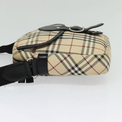 Burberry Nova Check Blue Label Canvas, BEIGE, CANVAS, Shoulder bag