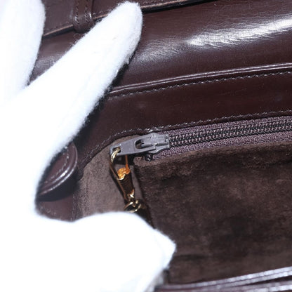 Gucci Vintage Shoulder Bag Leather, BROWN, LEATHER, Shoulder bag