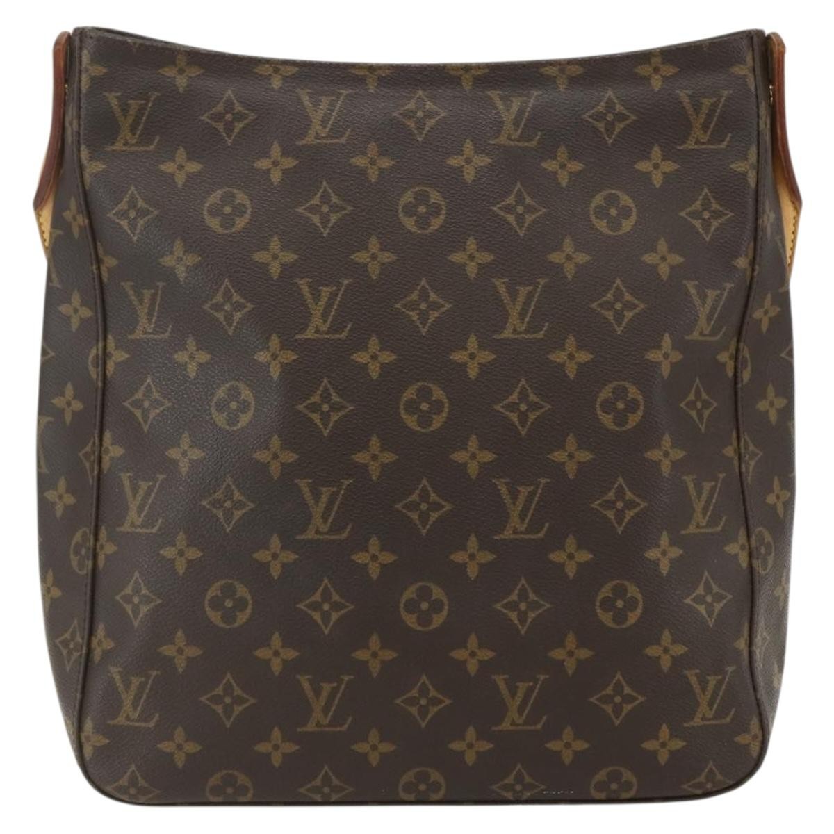 Louis Vuitton Looping Handbag Monogram Canvas, BROWN, CANVAS, Shoulder bag