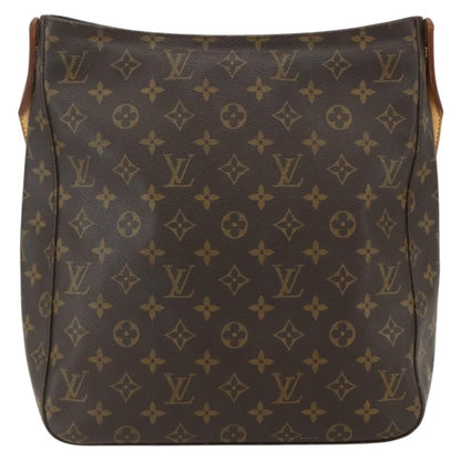 Louis Vuitton Looping Handbag Monogram Canvas, BROWN, CANVAS, Shoulder bag