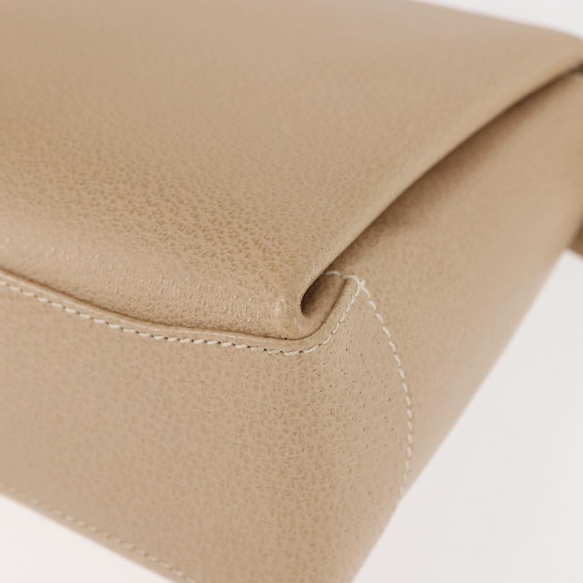 Gucci Vintage Convertible Bamboo Box Crossbody Bag Leather, BEIGE, LEATHER, Crossbody bag