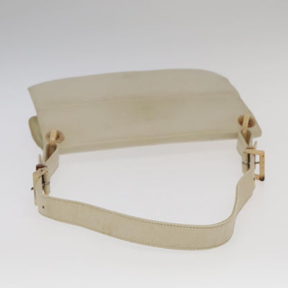 Prada Flap Shoulder Bag Leather, BEIGE, LEATHER, Shoulder bag