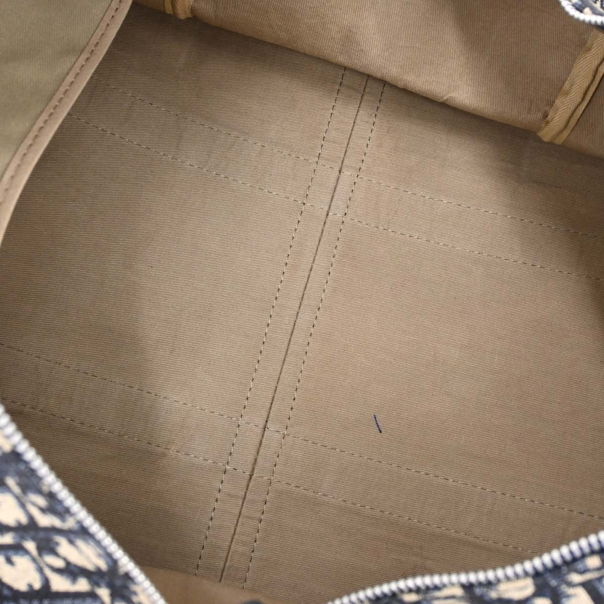 Christian Dior Vintage Trotter Boston Bag Diorissimo Canvas, NAVY, CANVAS, Travel bag