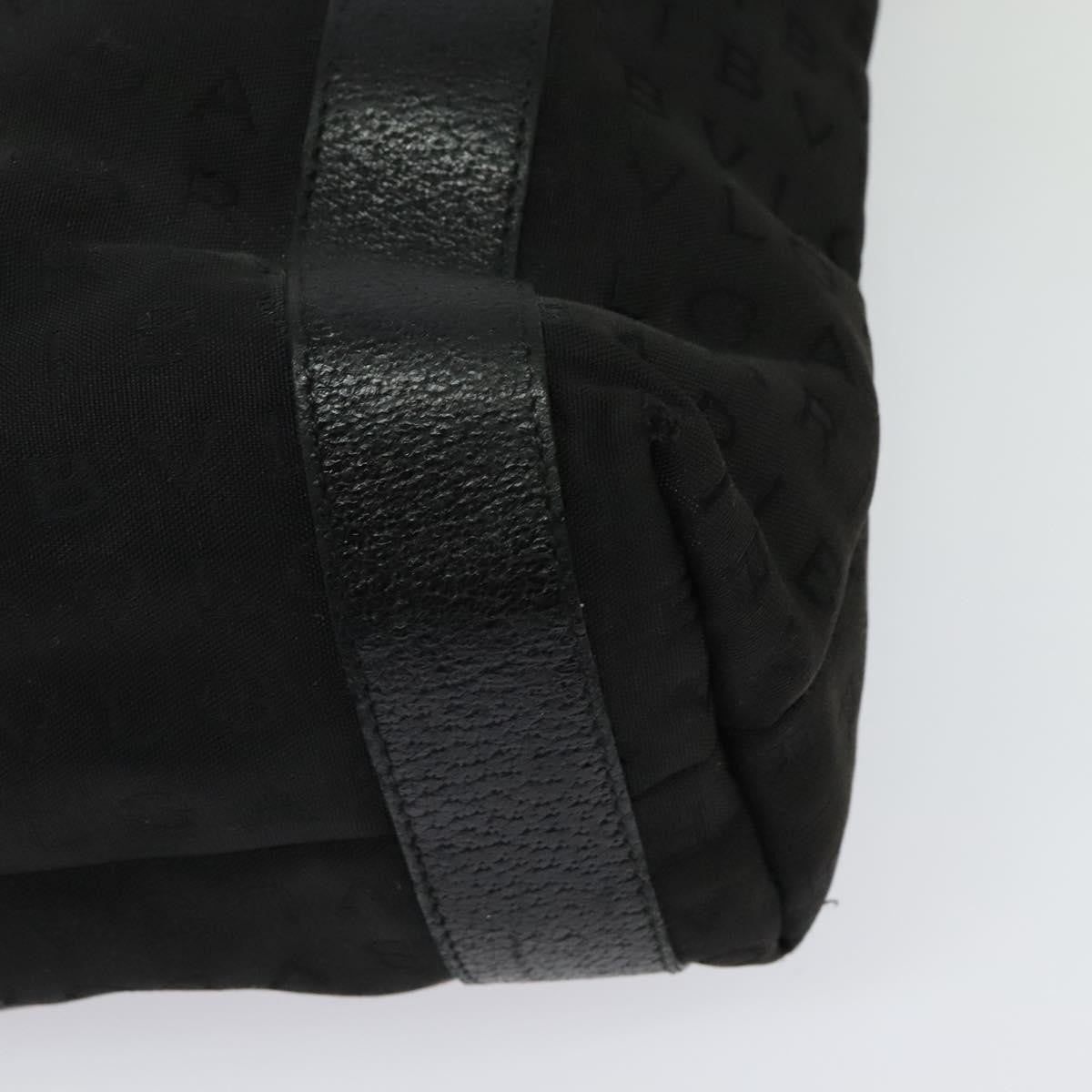 Bvlgari B.Zero1 Logomania Bag Canvas with Leather, BLACK, CANVAS, Tote bag