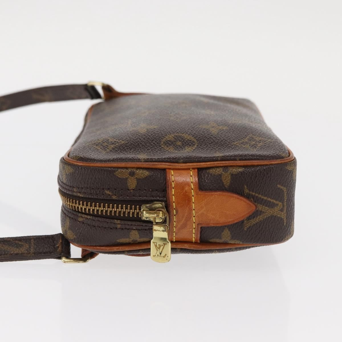 Louis Vuitton Pochette Marly Bandouliere Bag Monogram Canvas, BROWN, CANVAS, Clutche & pouche