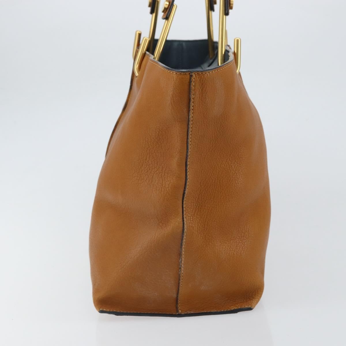Chloe Keri Tote Leather, BROWN, LEATHER, Tote bag