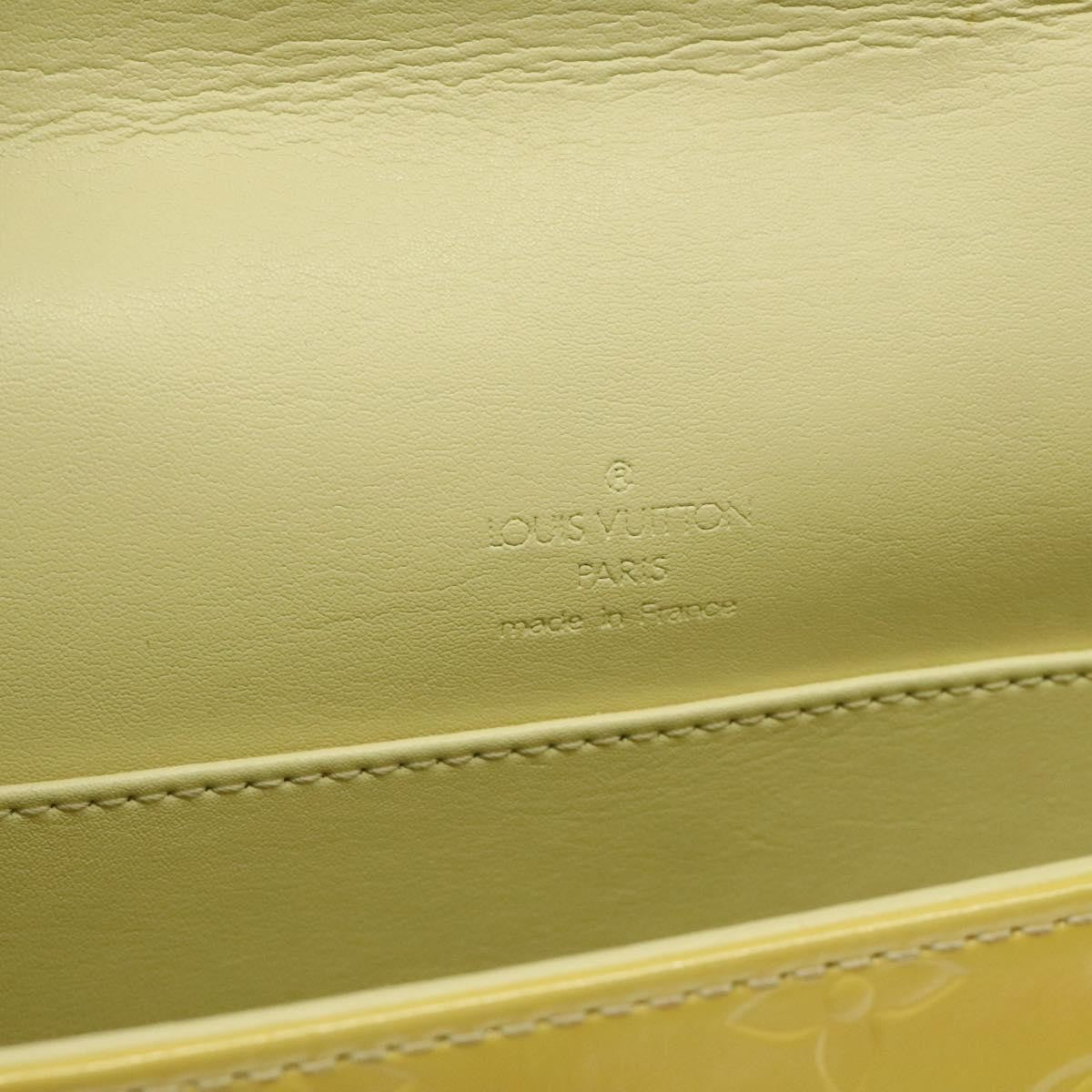 Louis Vuitton Thompson Street Handbag Monogram Vernis, YELLOW, PATENT_LEATHER, Handbag