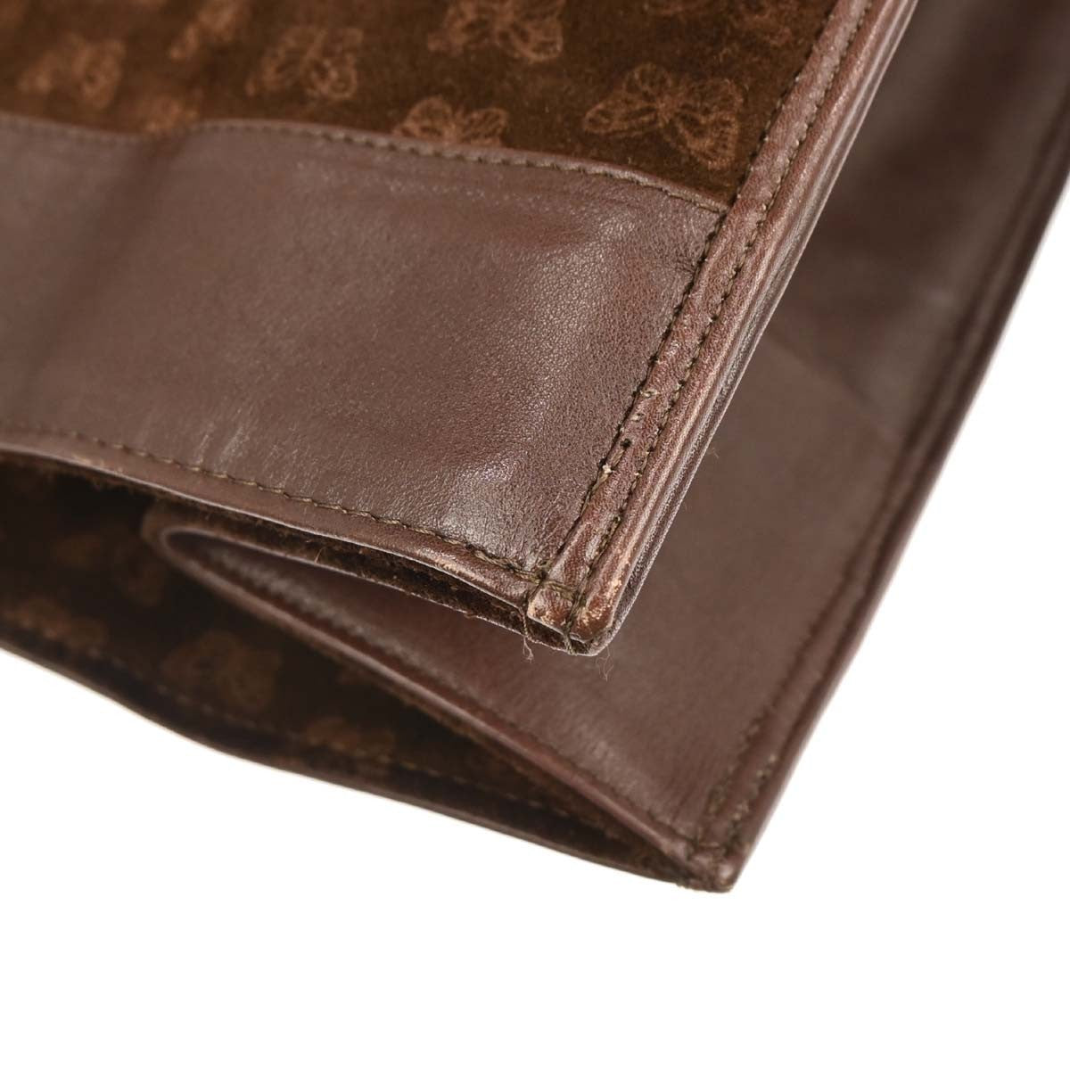 Bottega Veneta Butterfly Handle Tote Suede, BROWN, SUEDE, Tote bag