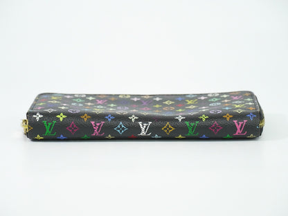 Louis Vuitton Zippy Wallet NM Monogram Multicolor Canvas, BLACK, CANVAS, Wallets